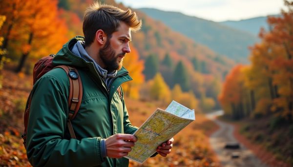 Comment lire une carte ign avec une boussole randonnée ?